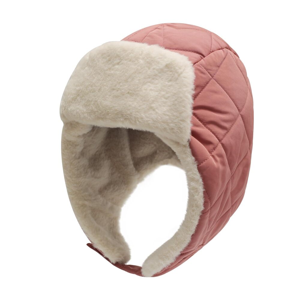 3444 Fleece Lined Winter Hat Windproof Synthetic Down Earflap Beanie Snow